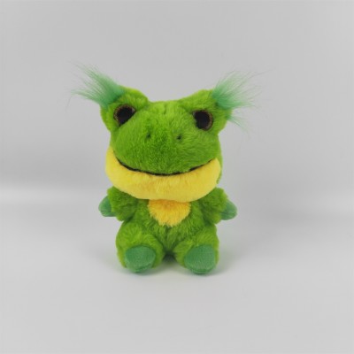 Wholesale manufacturer plush cute frog toy soft green frog with big shinny eyes stuffed Easter present frog toy