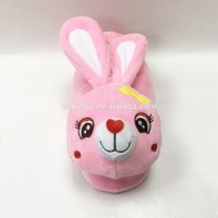 free sample plush rabbit slippers custom plush slippers rabbit design plush soft animal slippers