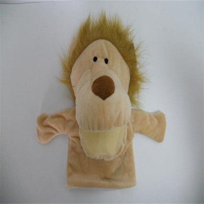 China Hand Puppets Educational Toy Plush Sock Lion Hand Puppets